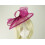 (Fuchsia) Failsworth Millinery Sinamay Disc Headpiece 3