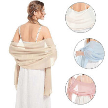(Gray) Capa/chal nupcial púrpura brillante para mujer, ideal para vacaciones en la playa y para uso diario.
