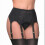 (BLACK, M) Sexy Vintage 6-Strap-Strumpfhalter-Dessous-Gürtel 1