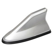 (Silver) Car Shark Fin Antenna for Honda HR-V Fit Accord Civic CR-V City Jazz CRIDER