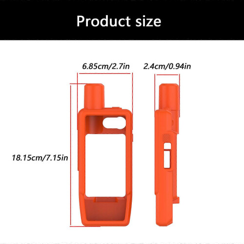 (Black) GPSMAP H1i Plus Silicone Case, Shockproof Scratch Resistant Cover 2