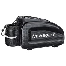 NEWBOLER Hard Shell Bicycle Trunk Bag Large Capacity Waterproof Bike Rear Rack Bag Bike Shoulder Bag for Cycling E-Bike