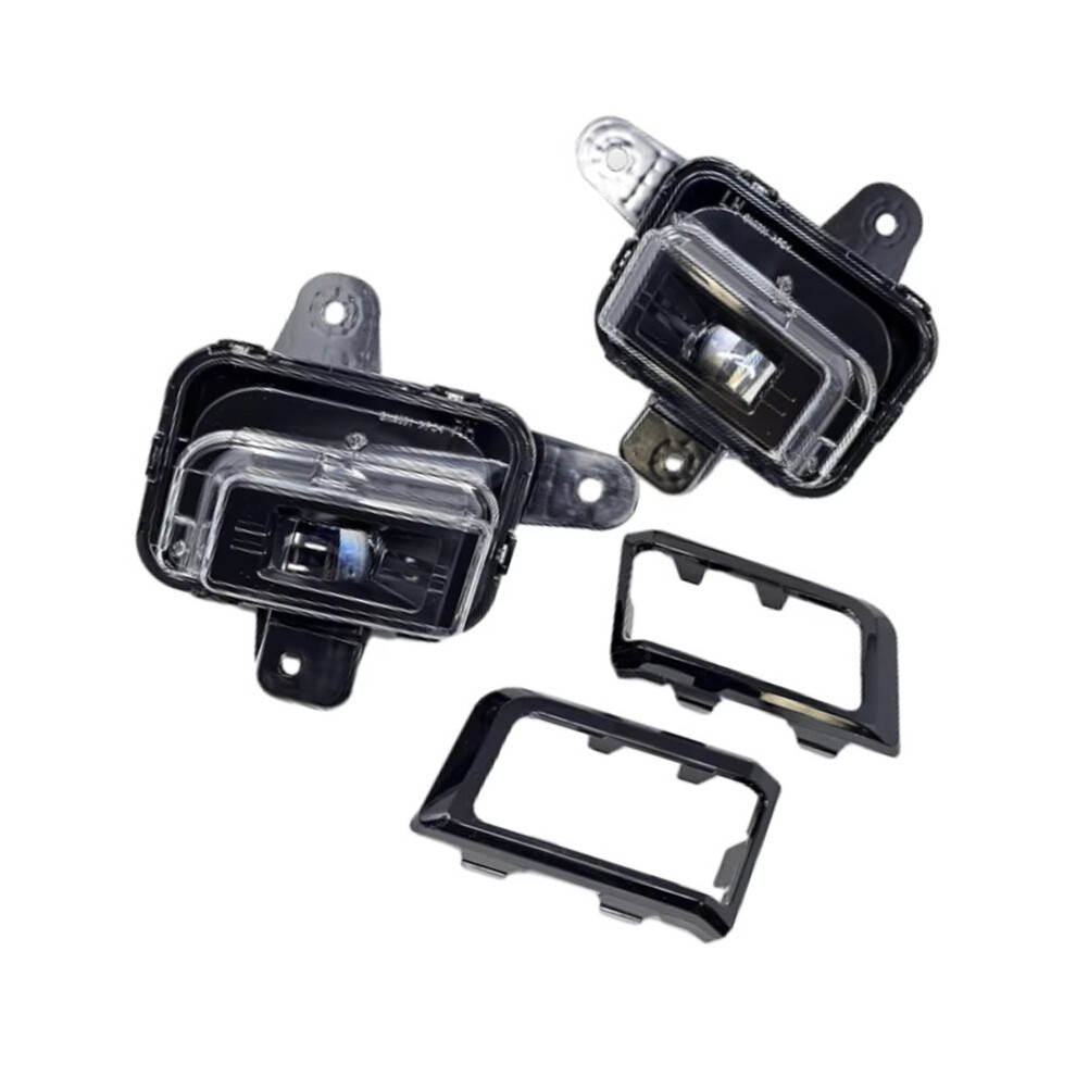 Front Bumper Fog Lights Assembly Daytime Running Lights For Sierra 1500 2022-2024 At4 Denali Slt Pro Sle Elevation White 6033000135575