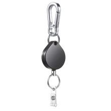 Einziehbarer Schlüsselanhänger mit Karabiner