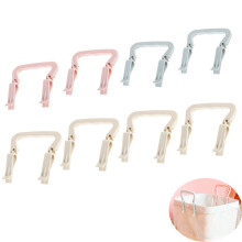 8 Pack Trash Bag Clips with Handle, NonSlip Garbage Can Liner Holders for Bathroom, Office, Under Sink