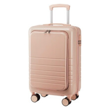 20 Inch Carry On Luggage Lightweight Hard Shell Suitcase with Silent Spinner Wheels Pink