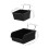4Pcs Pegboard Organizer Bins with Hooks for Garage and Workshop, Durable Plastic Storage Boxes 2