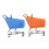 2pcs Desktop Storage Basket Rolling Storage Bin with Easy Mobility Wheels for Kitchen Office 1