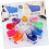 2pcs Desktop Storage Basket Rolling Storage Bin with Easy Mobility Wheels for Kitchen Office 2
