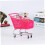 2pcs Desktop Storage Basket Rolling Storage Bin with Easy Mobility Wheels for Kitchen Office 3