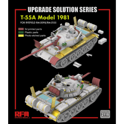 Ryefield Models 2116 UPGRADE SET FOR 5155/5098 T-55 Tank 1:35
