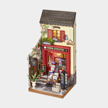 Rolife Vienna Bookstore DIY Miniature Dollhouse DG183