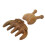 Y-Shape Sandalwood Massage Nose Scraper Natural 1