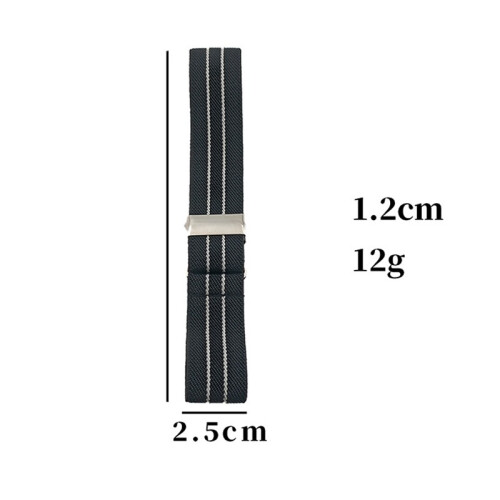 Fasce Elastiche Reggimaniche - Bracciali Regolabili per Uomo e Donna Black 2