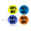 6 Rolls Round Adhesive  Tags with String for Retail and Garage Discount Labeling 2