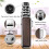 2 Pack Windproof Adjustable Butane Torch Lighter, Refillable Jet Flame for Cigar Grill BBQ Kitchen 3