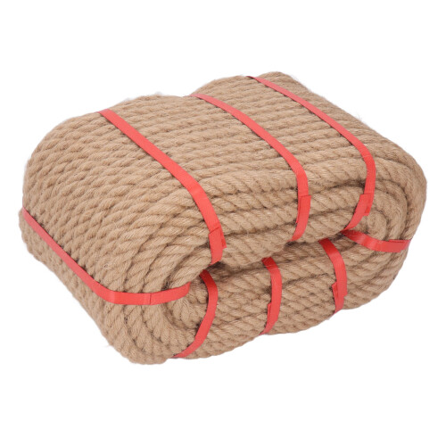 Hemp Rope Multi Strand Twisted 14mm x 50m Natural