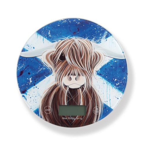 Scottish Highland Cow 'Highlander' Electronic Kitchen Scales