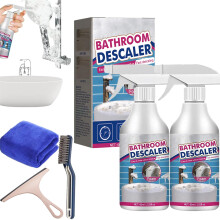Foaming Bathroom Descaler Cleaner 2Pcs, Fast Foam Cleaning Limescale Remover for MultiSurface Use