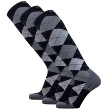 3 Pack Graduated Compression Socks for Men and Women, Breathable Support for Travel, Running, Flight