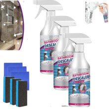 Bathroom Cleaner Foam Cleaning Spray 60ml, Fast Acting No Rinse MultiSurface Descaler for Stubborn Stains