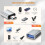 4er-Pack USB auf Typ-C 3.2 Adapter Set: 2 USB auf Typ-C & 2 Typ-C auf USB Adapter 4