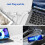 4er-Pack USB auf Typ-C 3.2 Adapter Set: 2 USB auf Typ-C & 2 Typ-C auf USB Adapter 5