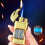 Butane Torch Lighter Windproof Dual Flame Refillable Dragon Grip with Visible Fuel Window Red 4