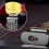 Butane Torch Lighter Windproof Dual Flame Refillable Dragon Grip with Visible Fuel Window Red 5