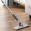Telescopic Window Cleaning Squeegee with Detachable Rotating Head, Extendable Pole for Glass Windows (Green) 2
