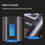 USB Rechargeable Windproof Camping Lighter Triple Jet Torch Flame with Adjustable Control Gift Box 5