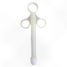 (White Transparent) Personal Lubricant Applicator Syringes for Intimate Use Men Women Couples Friendly Vaginal Anal Launcher Tool