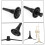Trumpet Stand with Stable ThreeLeg Support, Felt Pad Protection, Foldable Black Holder for Stage 4