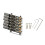 6 String Headless Guitar Bridge and Saddle Kit with Stable Tuning System and Precision Intonation Adjustment 1
