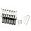 6 String Headless Guitar Bridge and Saddle Kit with Stable Tuning System and Precision Intonation Adjustment 3