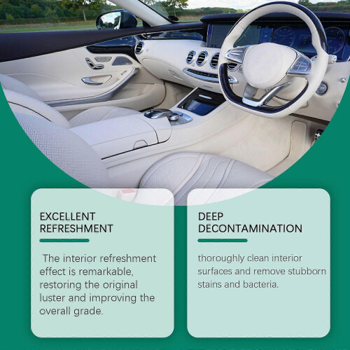 Limited time!!Homonth Car Interior Foam Cleaner 2