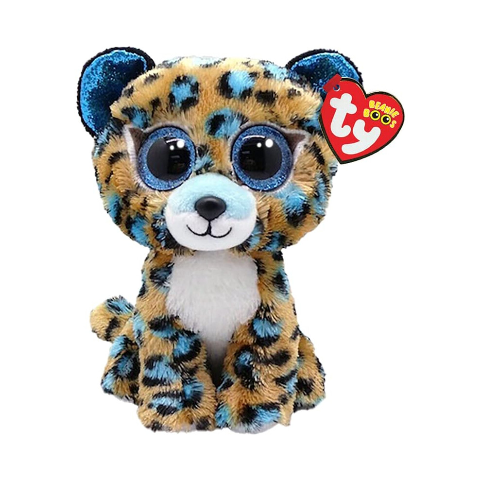 Ty Beanie Boos Collection The Leopard 15Cm Soft Plush Toy Cobalt