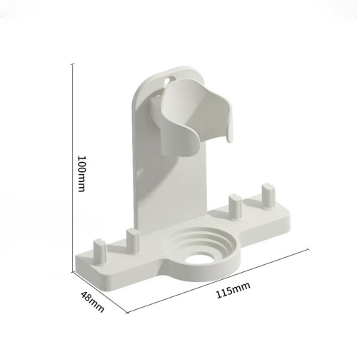 Support mural pour brosse à dents électrique White 1