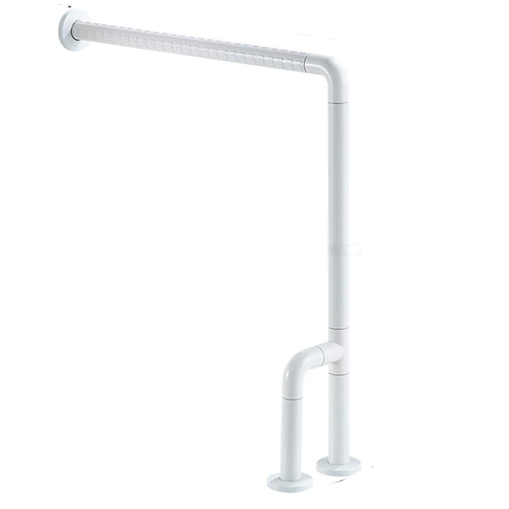 Stainless Steel LShaped Grab Bar 250kg Load Bathroom Safety Rail for Elderly and Disabled Toilet