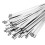 Stainless steel cable zip ties 100-Pack Silver 300 mm 1