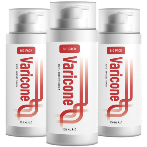 Varicone Creme - 300ml (3x100ml) - 3er-Pack - mit Sheabutter, Hyaluronsäure & Traubenkernöl - Original Schweizer Formel
