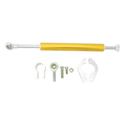 Universal Aluminum Steering Damper 330mm/13in Gold 2