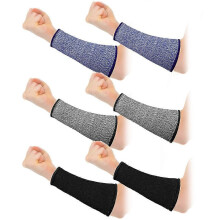 3 pares de protectores de brazo para piel fina y hematomas. Manga resistente a cortes y roturas para el antebrazo. Nivel 5 de protecció