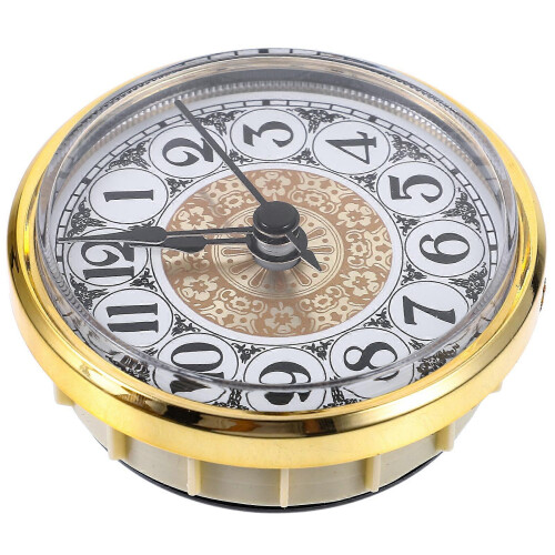 Replacement Clock Insert Miniature Clock Face Clock Kit Mini Clock Insert Home Supply 2