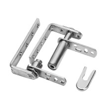 2pack Cafe Door Hinges,304 Stainless Steel Swinging Door Hardware Saloon Door Hinges,Self Closing, Compatible With Swinging Door-M Edition a
