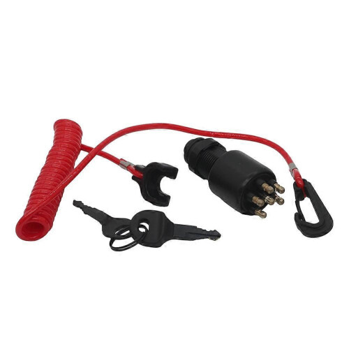 175974 5005801 για Johnson Evinrude 40-200HP Υψηλής Ποιότητας Διακόπτη Μίζας & Κλειδιού με Κορδ 1
