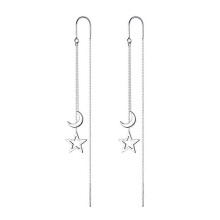 Trendy Earrings Tassel Drop Earrings Ear Threader Earrings Star Earrings Dangle Earrings Women
