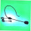 Microphone Wired Headset With Ear Microphone Black Wired Headphones 4