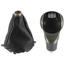 Compatible With 5-Speed Manual Shift Hand Ball + Manual Shift Cover Leather Shift Dust Cover Honda Civic 2006-2011 54102-SNA-A02