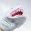 Χειροκροτήματα Shark 2 χρώματα, χωρίς ξεθώριασμα, μαλακά, χωρίς απολέπιση, φιλικ 5